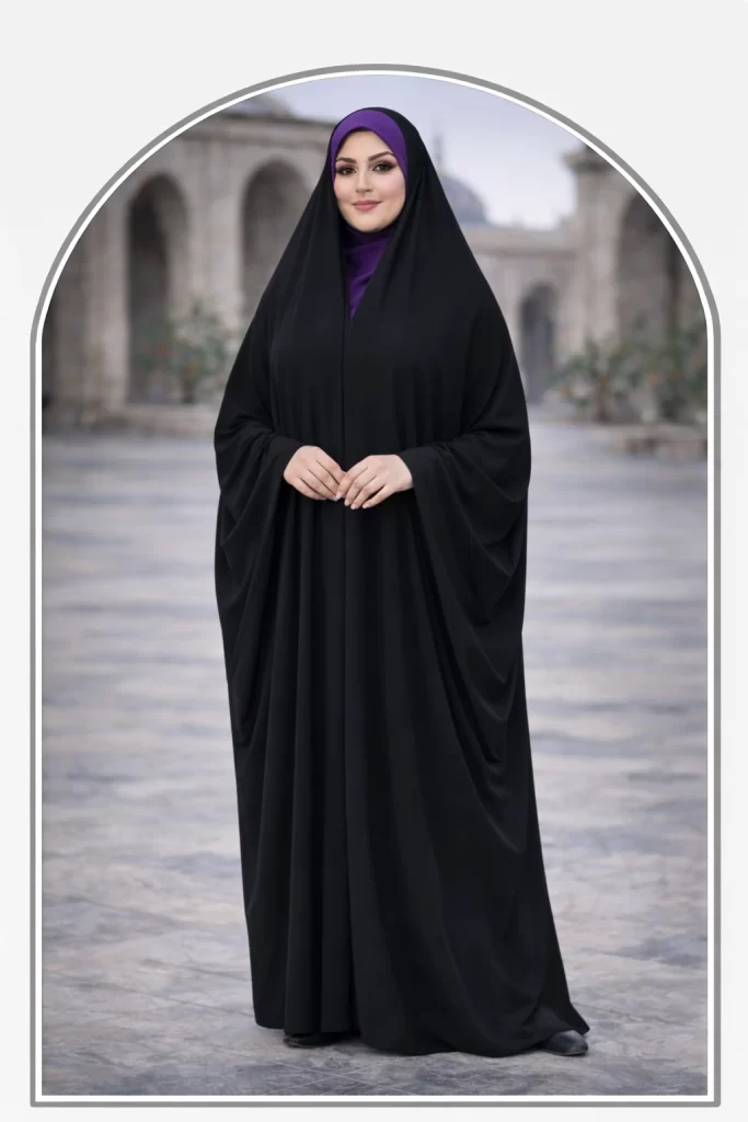 چادر عبایی جلو بسته آزاد
