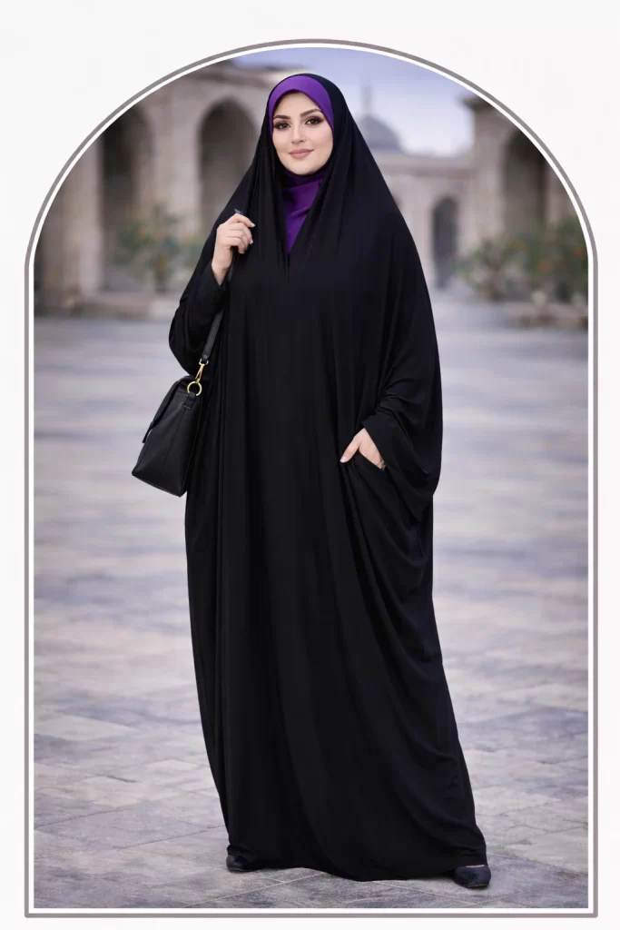 چادر عبایی روزمره راحت – حجاب اسماء
