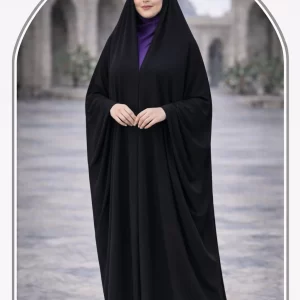 چادر عبایی ساده با ایستایی شیک